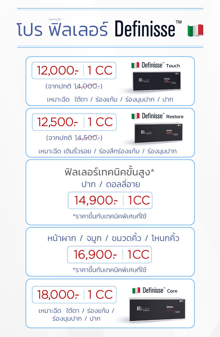 โปรโมชั่น-ฟิลเลอร์-Definisse